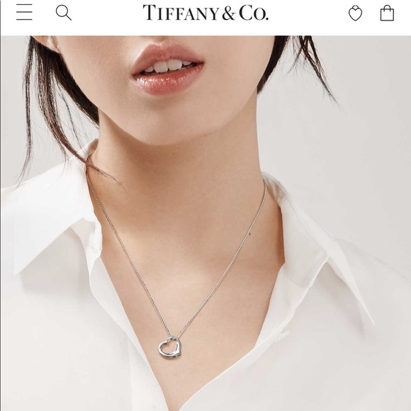 TIFFANY & CO. Open Heart Pendant - Picture 4 of 4